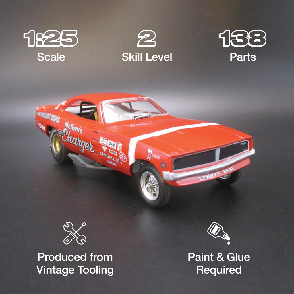Polar Lights 989 1969 Dodge Charger FunnyMr.Norm Model Kit