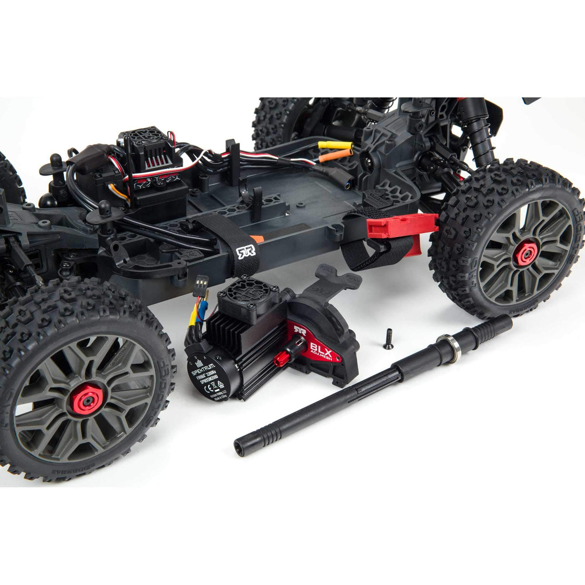Arrma 4306V3 Typhon 4X4 3S BLX Brushless 1/8th 4wd Buggy, Red