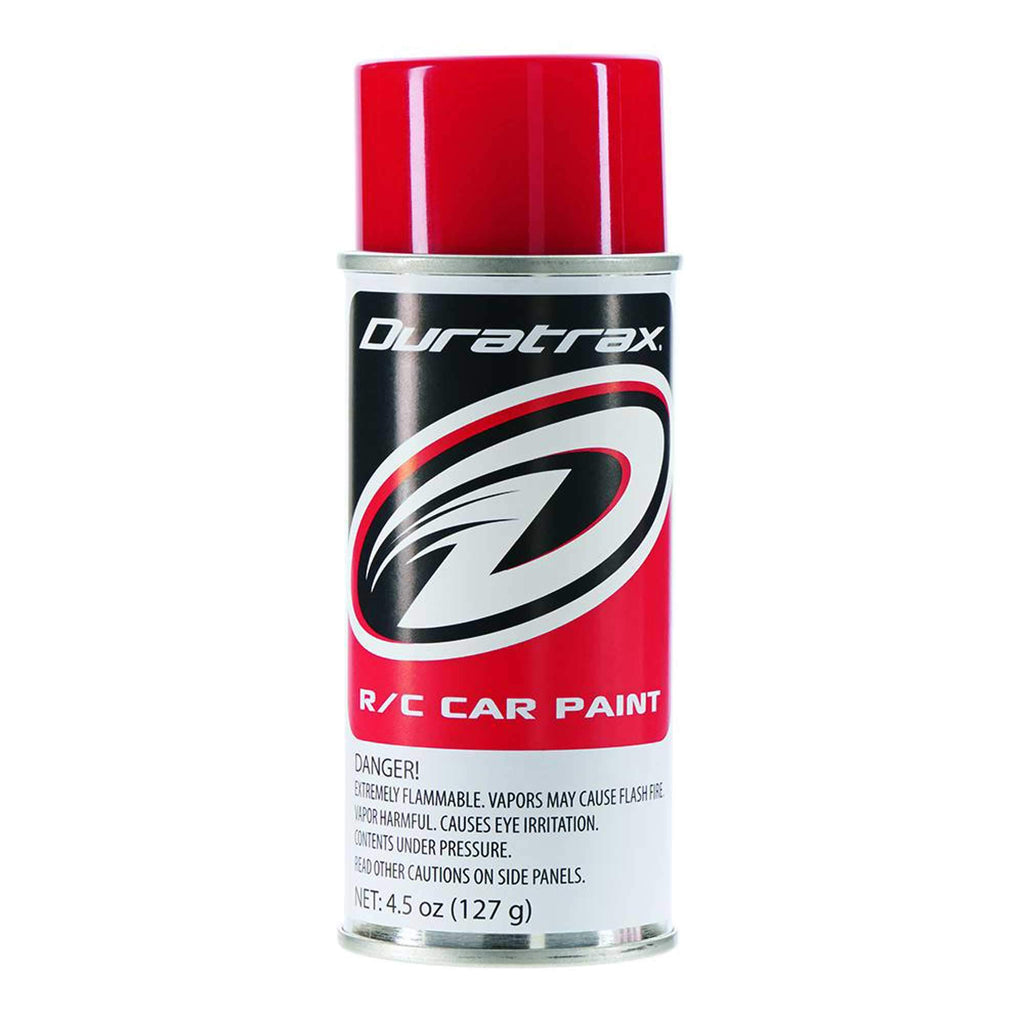 DuraTrax PC254 Polycarb RC Spray Paint, Racing Red 4.5 oz