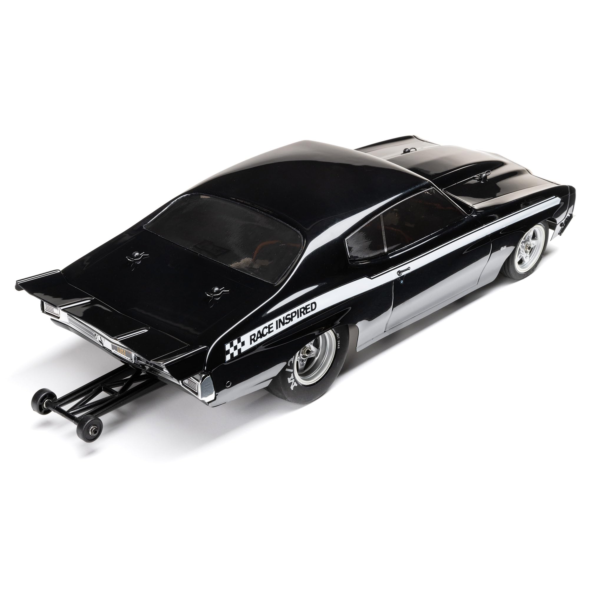 Losi LOS01023T2 1970 Chevelle 2WD Mini No Prep Drag Car Black