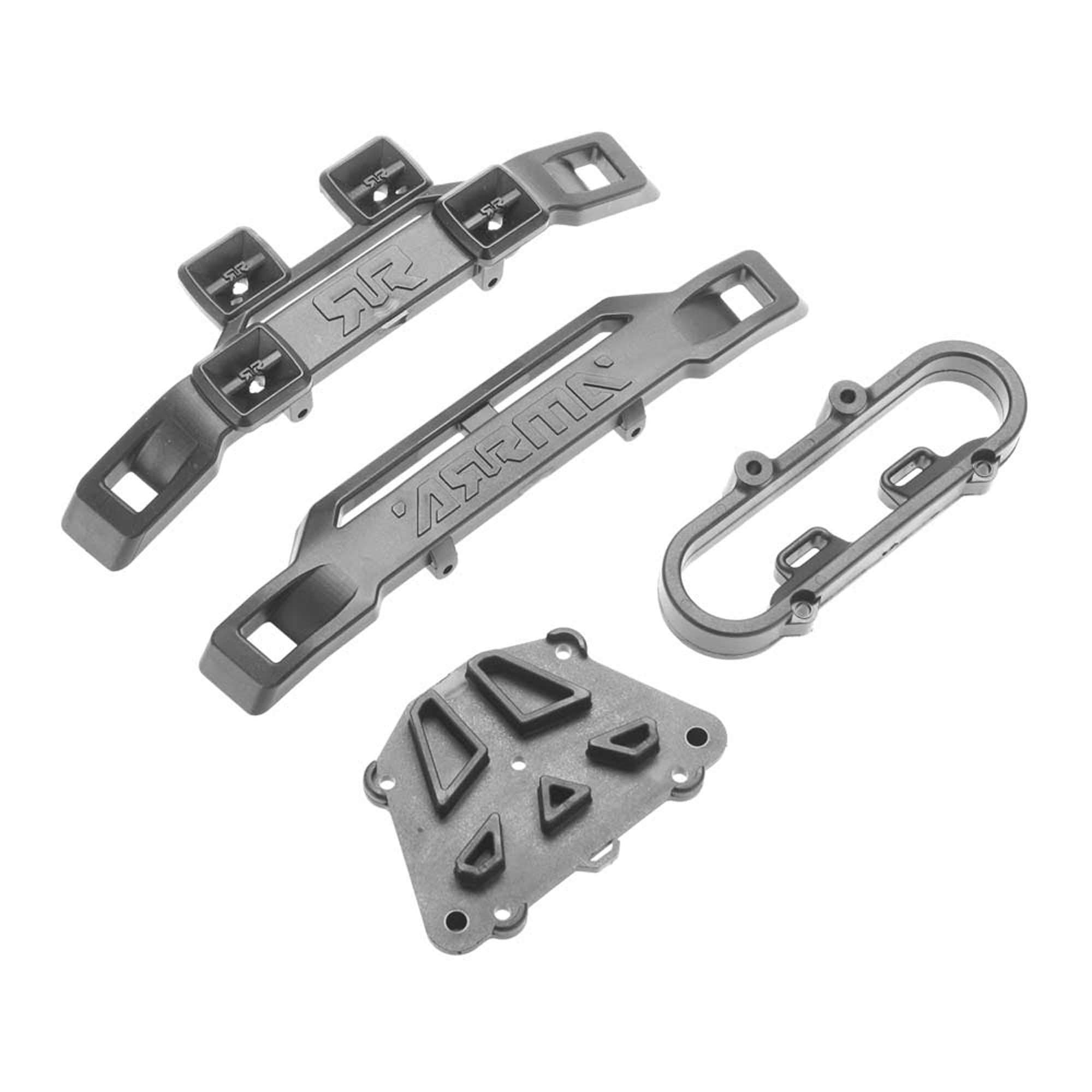 Arrma 320251 Front/Rear Bumper Set Nero