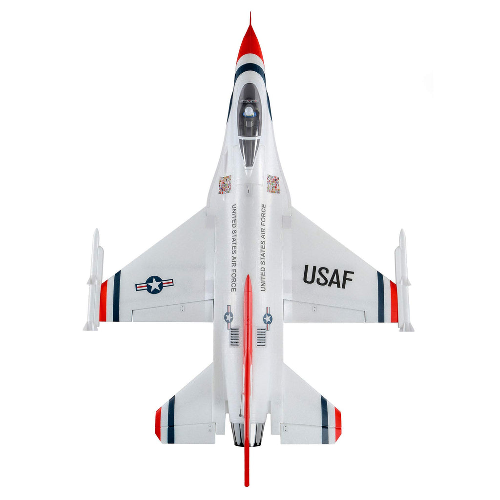 E-Flite EFL78500 F-16 70mm EDF BNF Basic Airplane w/AS3X and SS