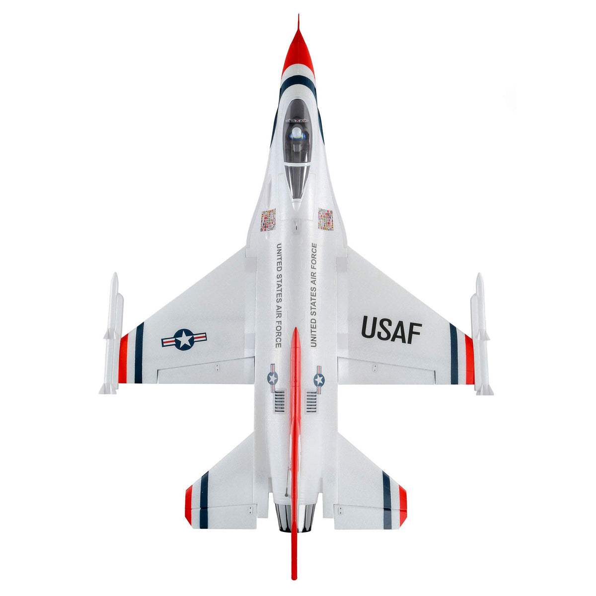 E-Flite EFL78500 F-16 70mm EDF BNF Basic Airplane w/AS3X and SS
