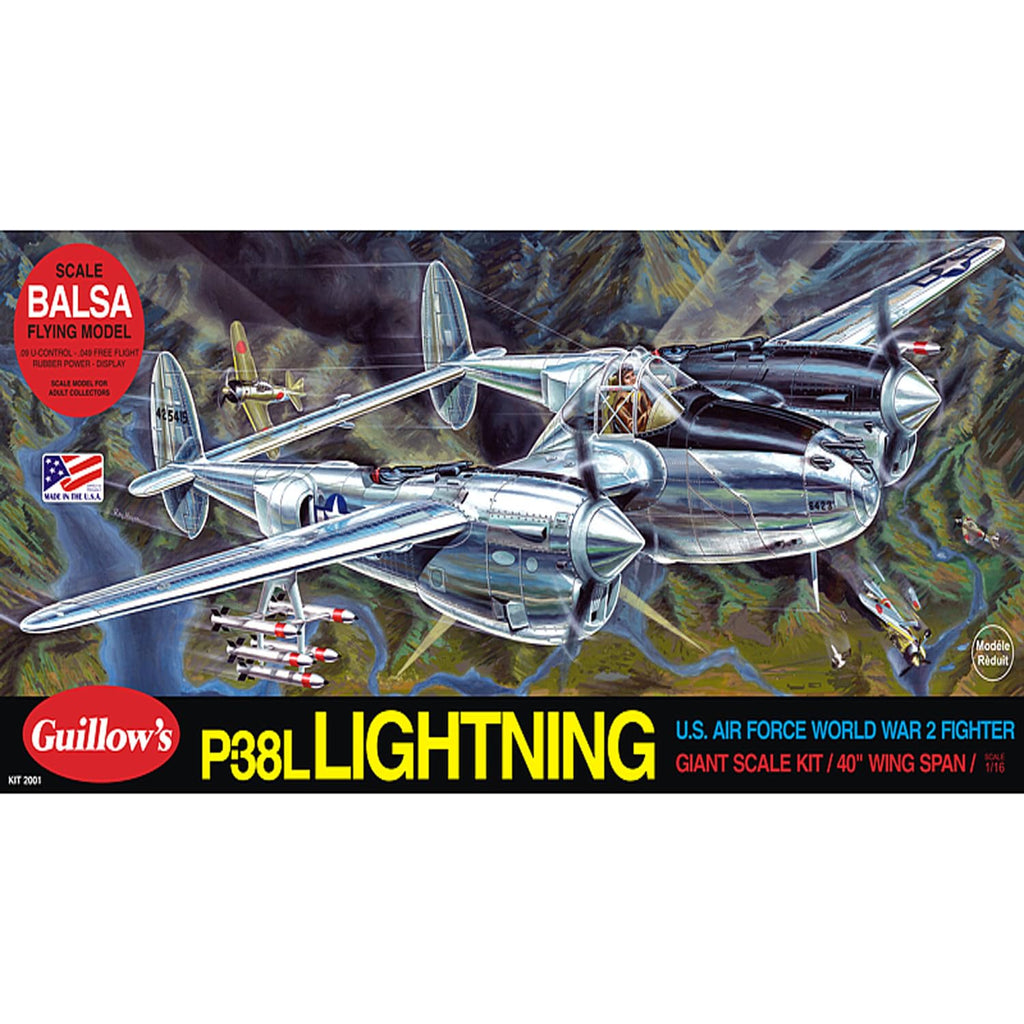 Guillow 2001 Lockheed P38 Lightning
