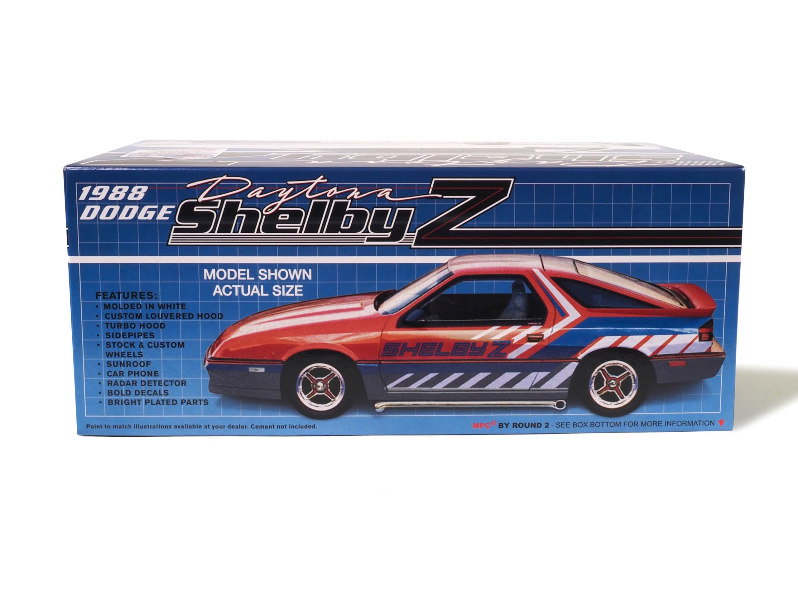 MPC 1009 1988 Dodge Shelby Daytona Model Kit