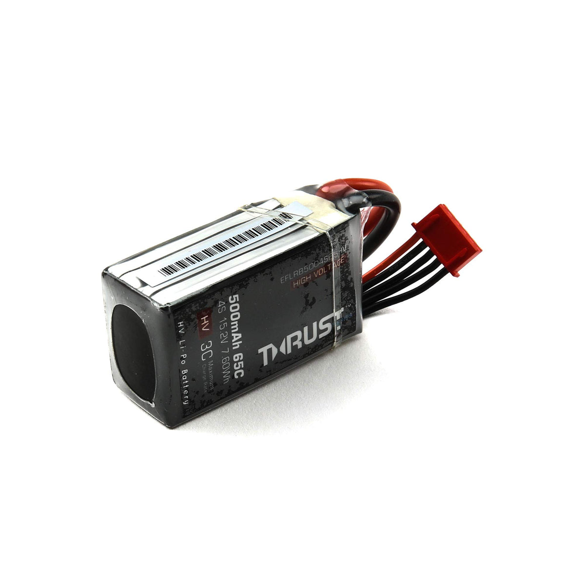 E-Flite EFLB5004S65HV Thrust FPV 500mAh 4S 65C HV LiPo Battery