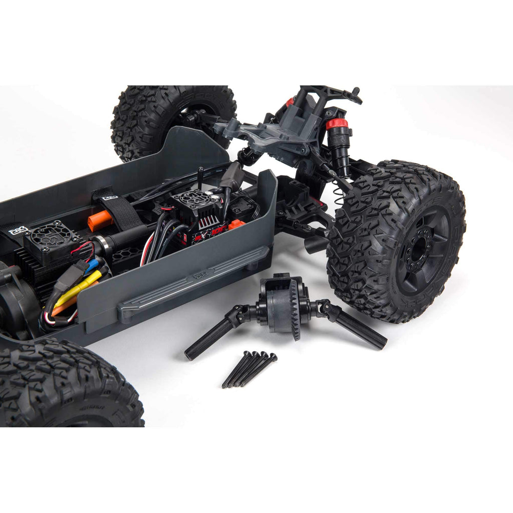 Arrma 4312V3 Big Rock 4X4 3S BLX Brushless 1/10 4WD Monster Truck, Black