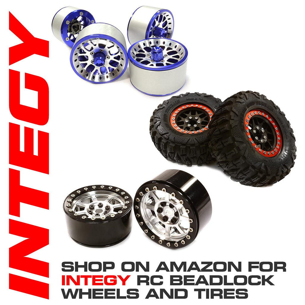 Integy C22915S MSR11 Rock Crawler Shock Set (2), 108mm, Silver