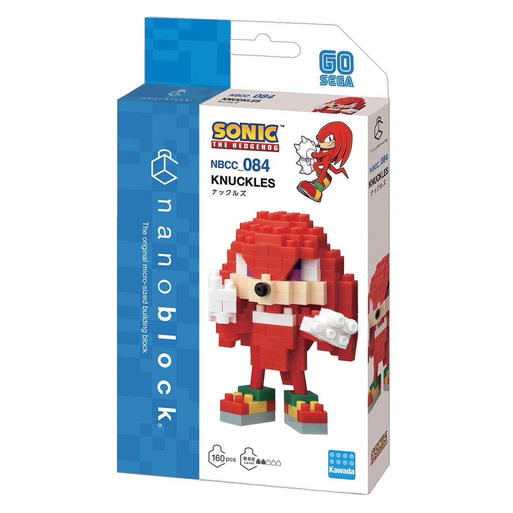 Nanoblock 21825 Knuckles "Sonic the Hedgehog" Nanoblock Character Collection