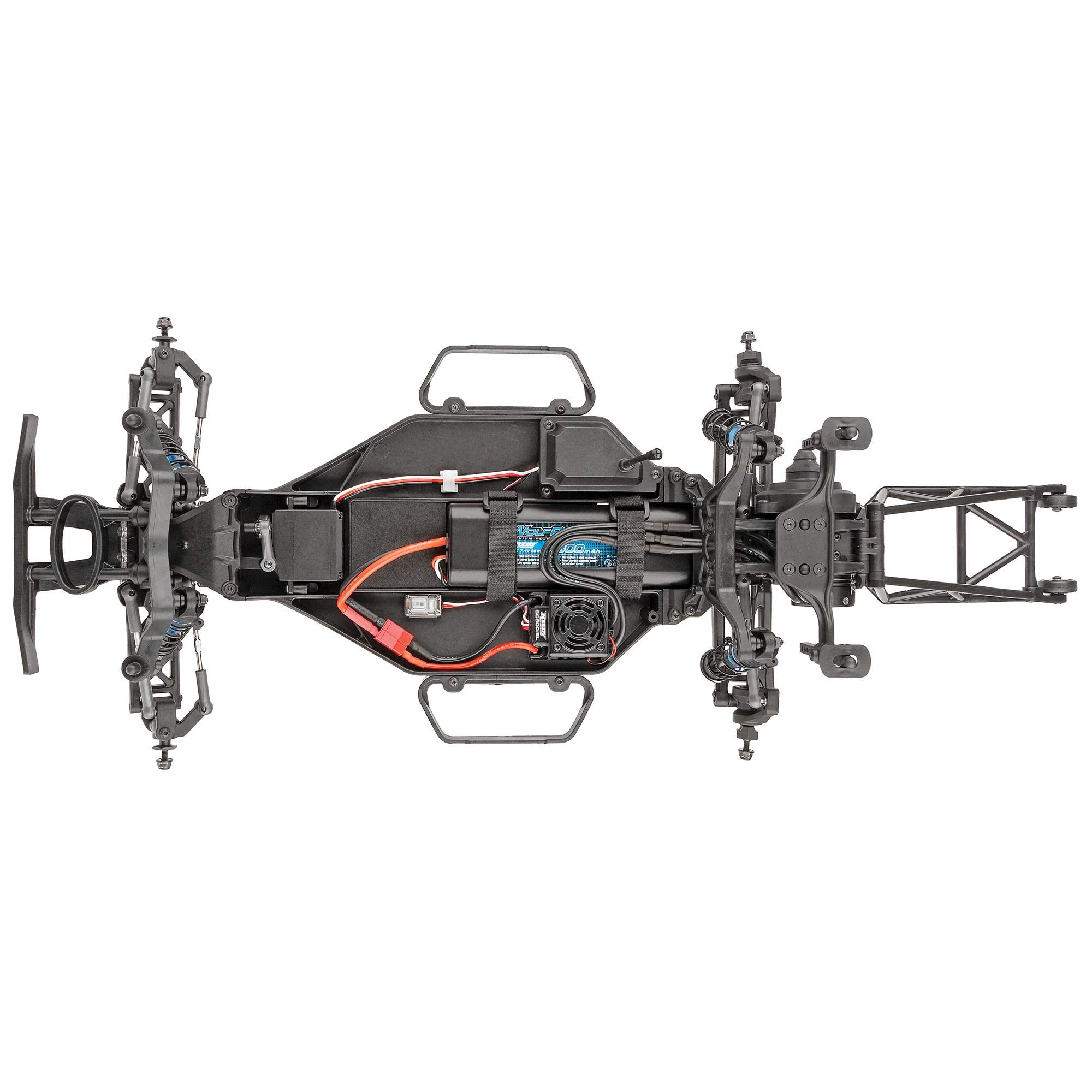 Team Associated 70025 1/10 DR10 2WD Drag Race Car Brushless RTR, Orange