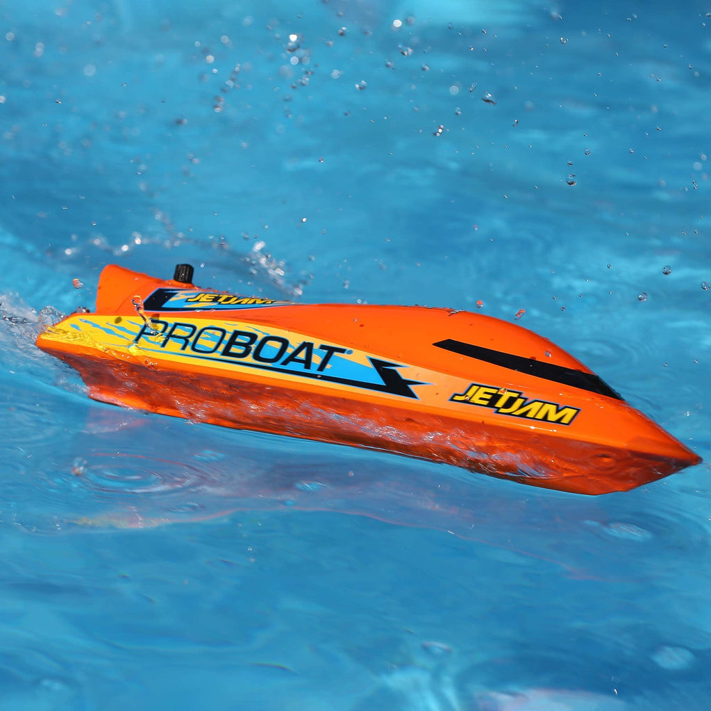 Pro-Boat PRB08031V2T1 Jet Jam 12" Pool Racer,Orange: