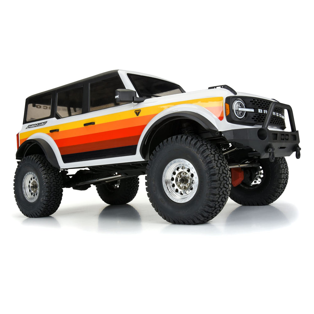 Pro-Line 357000 1/10 2021 Ford Bronco Clear Body Set 12.3": Crawlers
