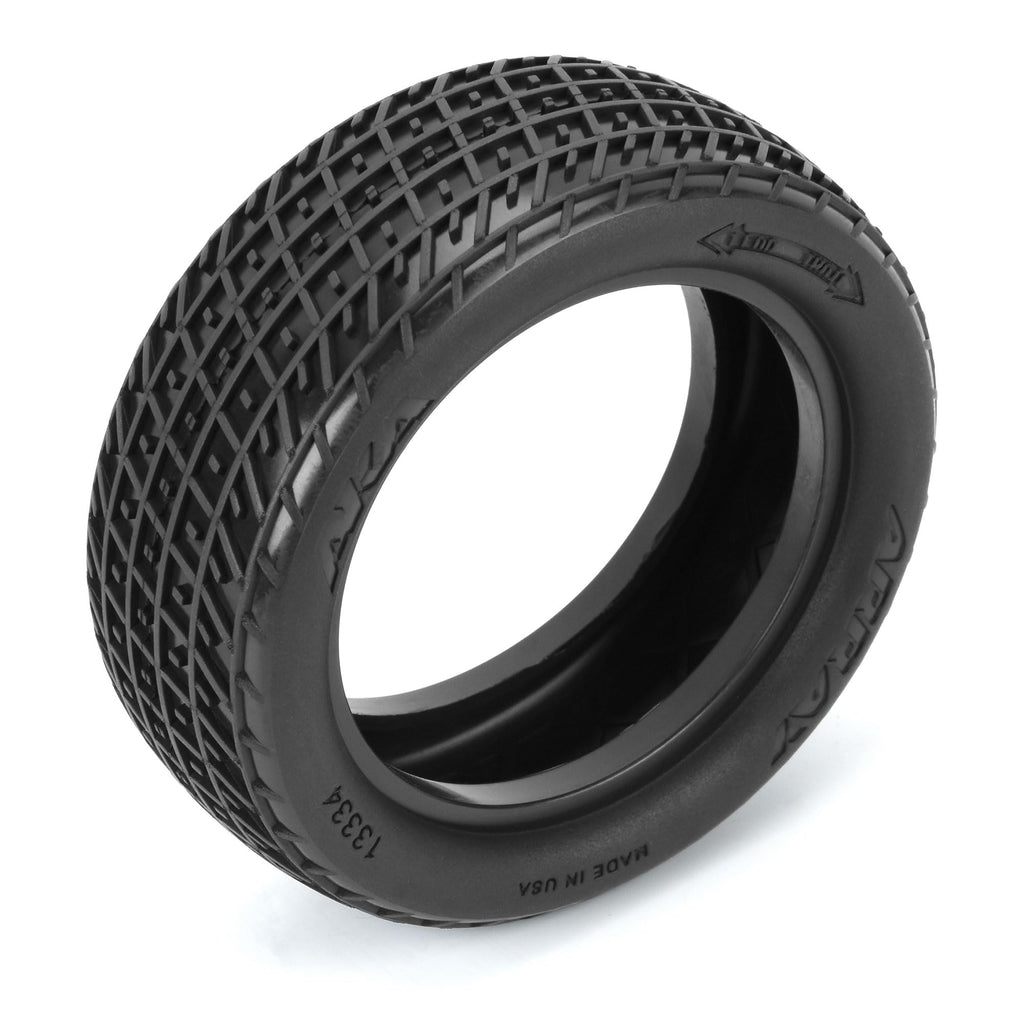 AKA 13334KR Array 2.2" Medium Soft Dirt Oval Buggy 2WD/4WD Front Tires (2)