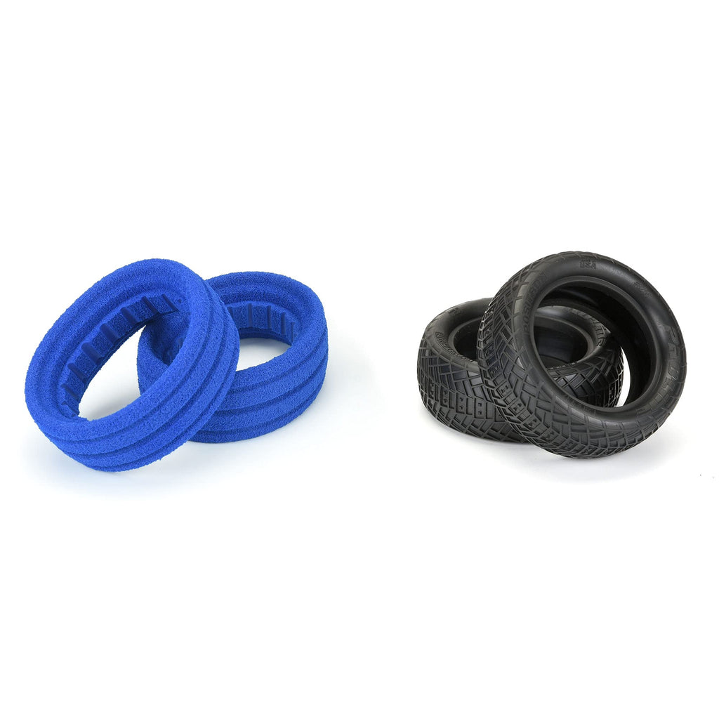 Pro-Line 8258-203 Front Positron 2.2 4WD S3 Soft Tires w/Foam (2): Buggy