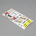 Losi LOS239001 Flrsnt Yellow Decal Sheet: Rock Rey