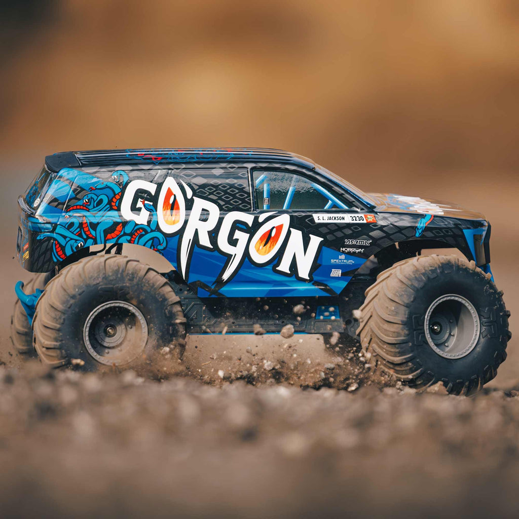 Arrma ARA3230T1 GORGON 2wd MT 1/10th RTR (No Battery), Blue