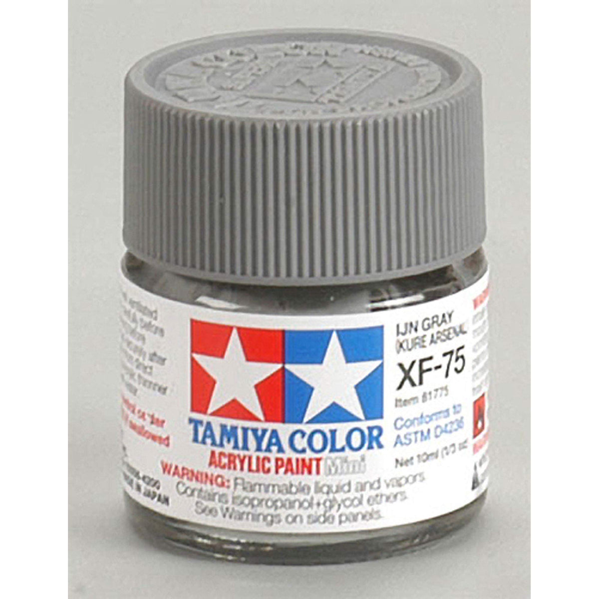 Tamiya 81775 Acrylic Paint Mini XF-75 IJN Gray, 10ml Bottle