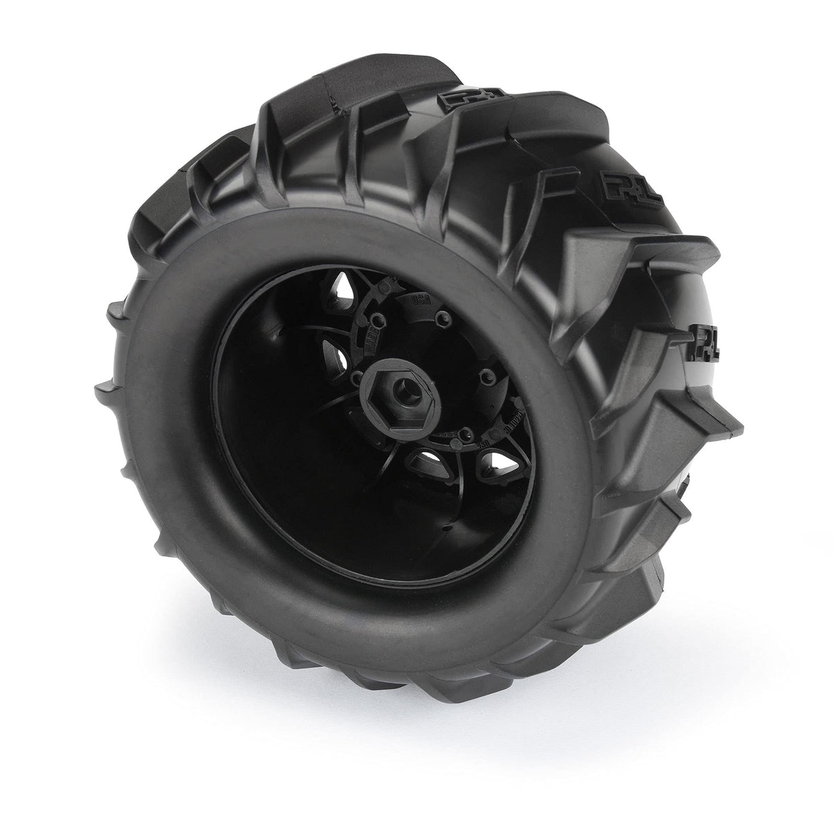 Pro-Line 1019310 Dumont 2.8" Sand/Snow MTD Raid Black Wheels F/R