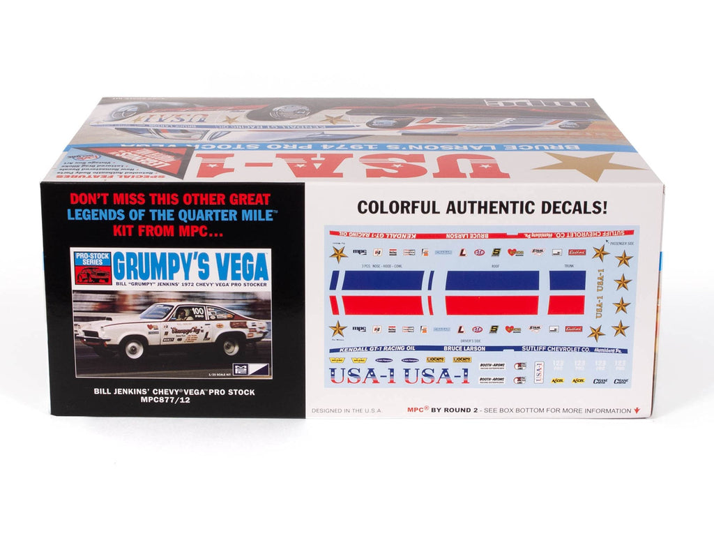 MPC 828 1/25 Bruce Larson USA-1 Pro Stock Vega Model Kit