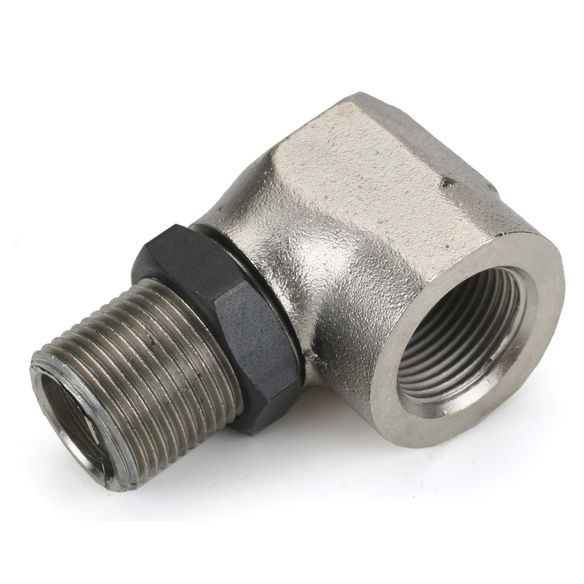 Saito Engines 120S140 Muffler, Right Angle Adapter: 120-180, 300