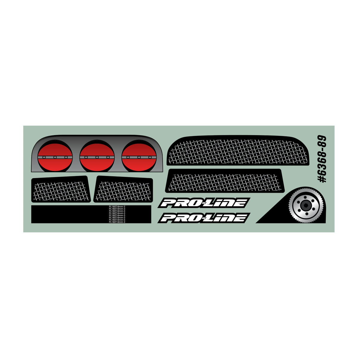 Pro-Line 636800 No Prep Drag Racing Hood Scoops & Blowers (8)