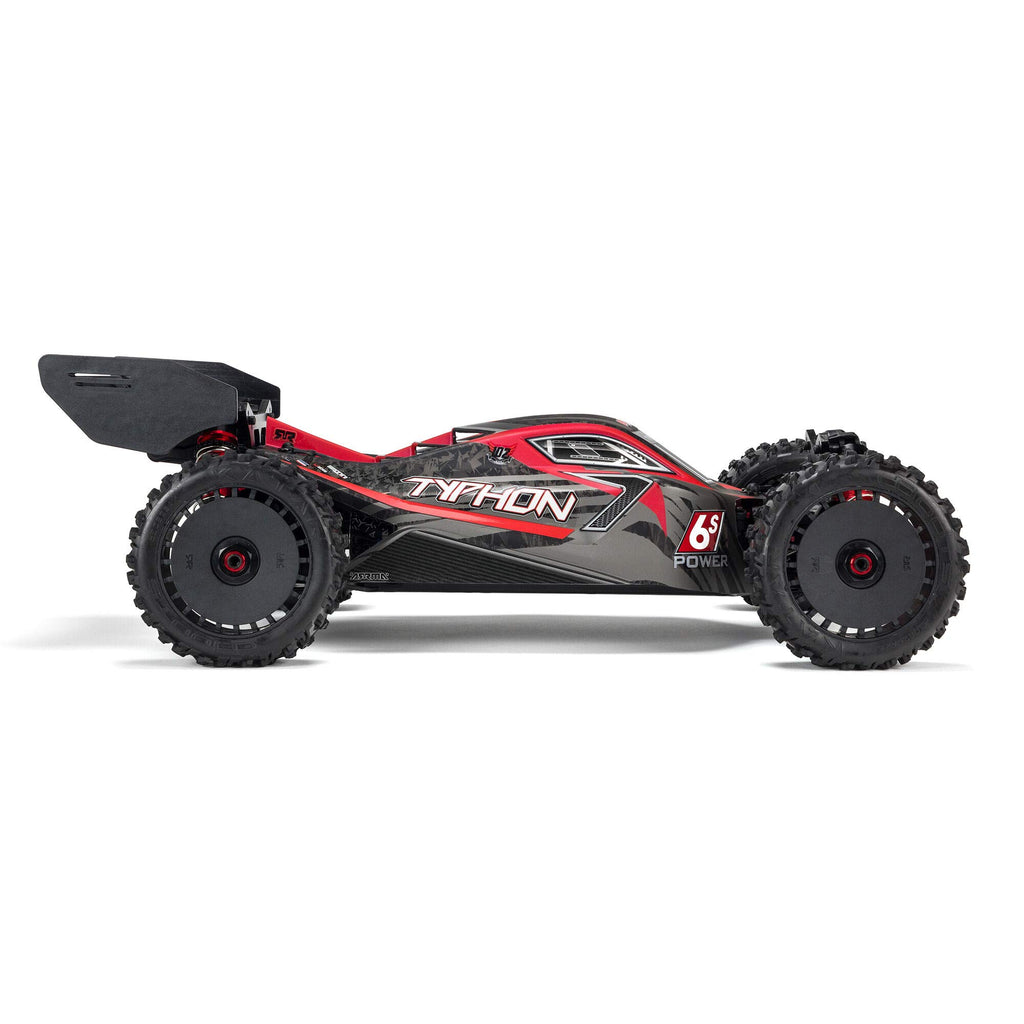Arrma 8606V5 Typhon 6S 4WD BLX 1/8 Buggy RTR, Black
