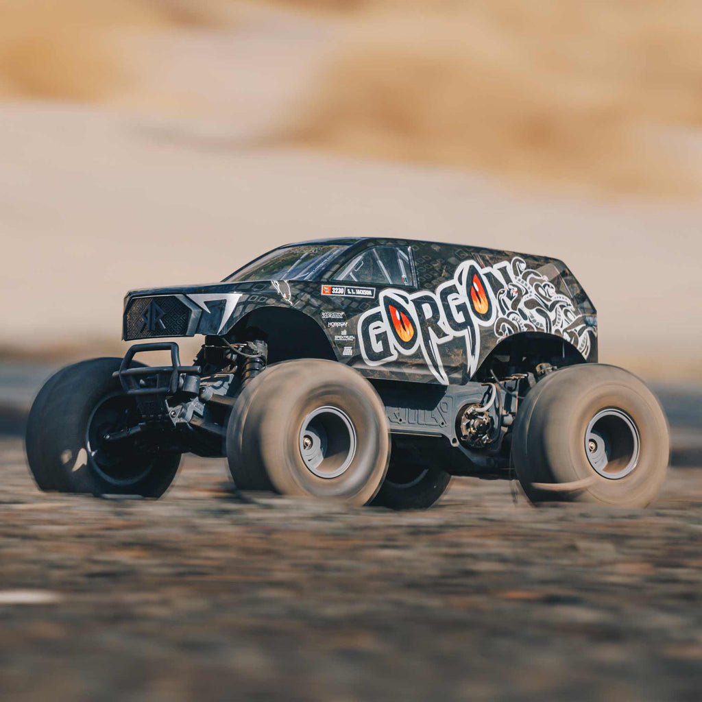 Arrma ARA3230SKT1 GORGON 2wd MT 1/10 Self Assembly RTA KIT SMART USB Gunmetal