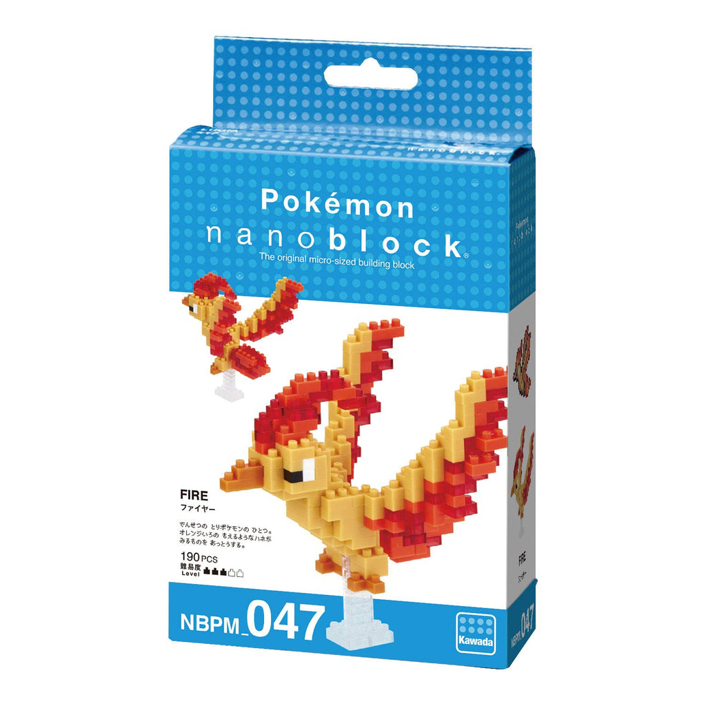 Nanoblock 21383 Moltres "Pok�mon", Nanoblock Pok�mon Series (Box/12)