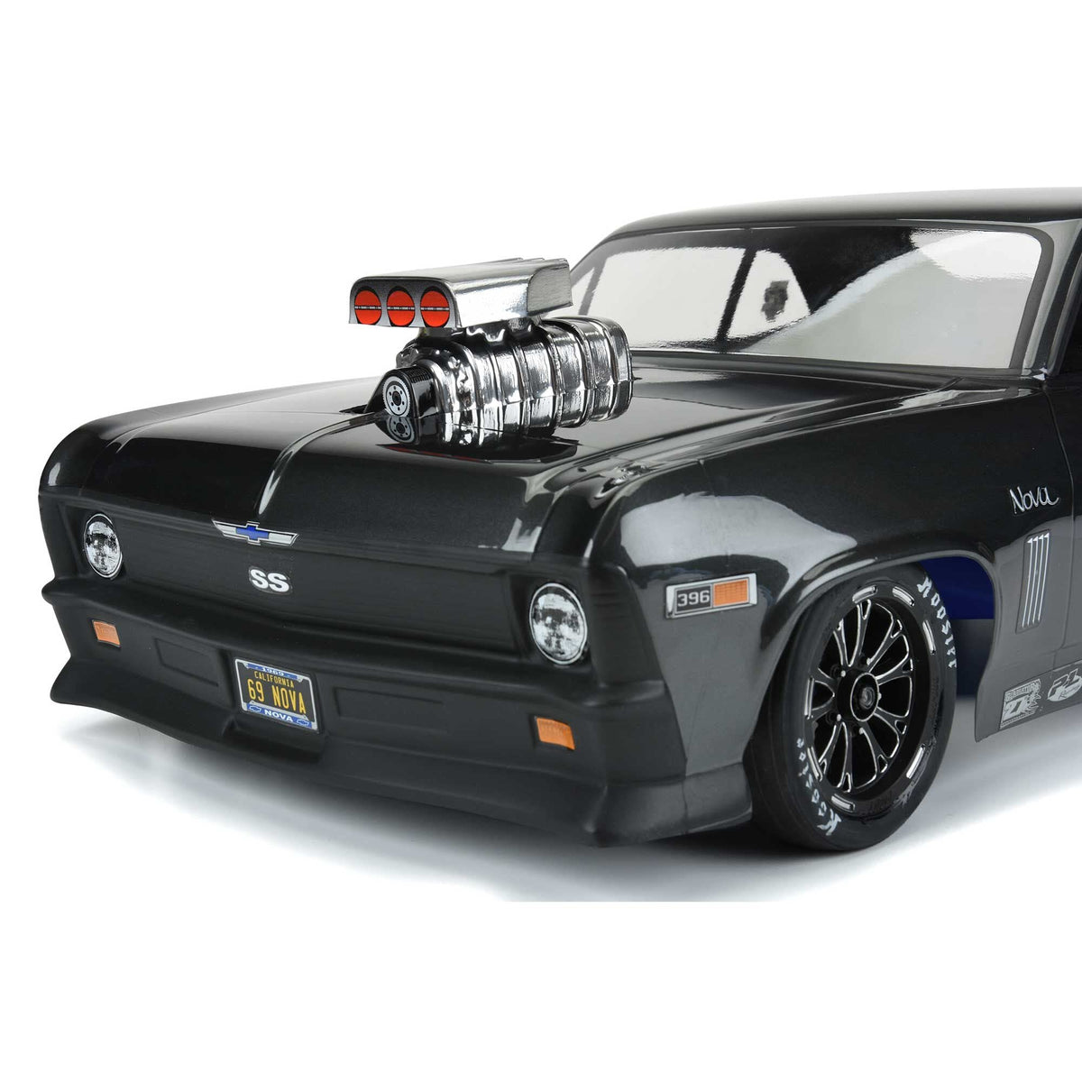 Pro-Line 636800 No Prep Drag Racing Hood Scoops & Blowers (8)