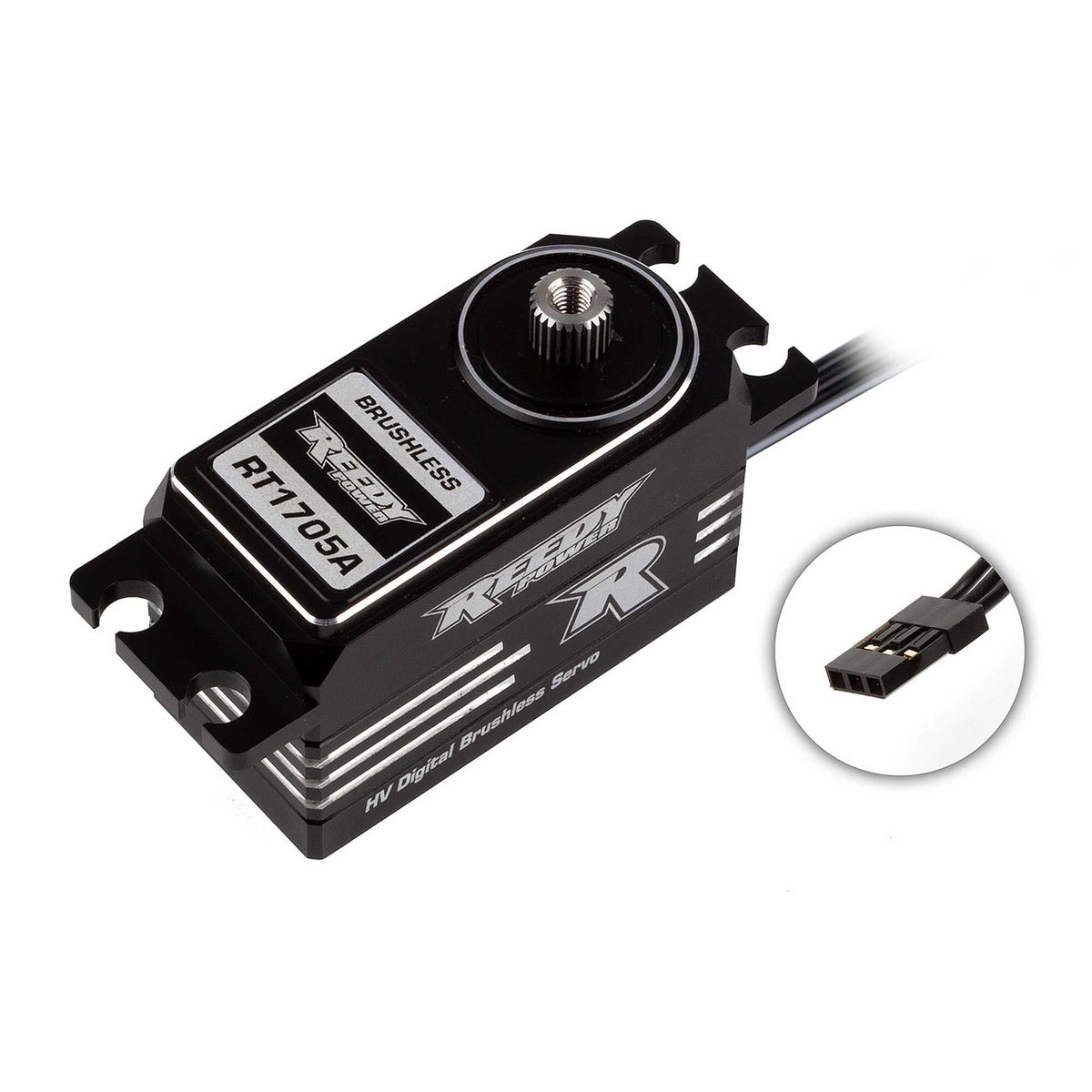 Team Associated 27119 RT1705A Digital High Voltage Aluminum Brushless Low-Profile Servo