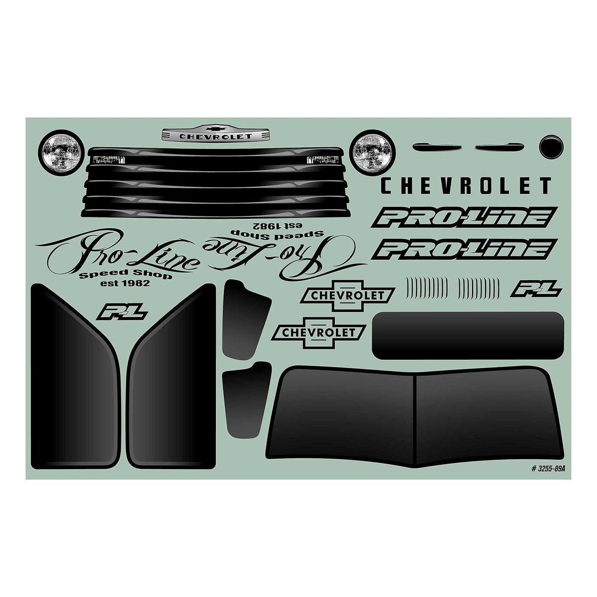 Pro-Line 325514 Early 50's Chevy ToughColor (Stone Gray) Body