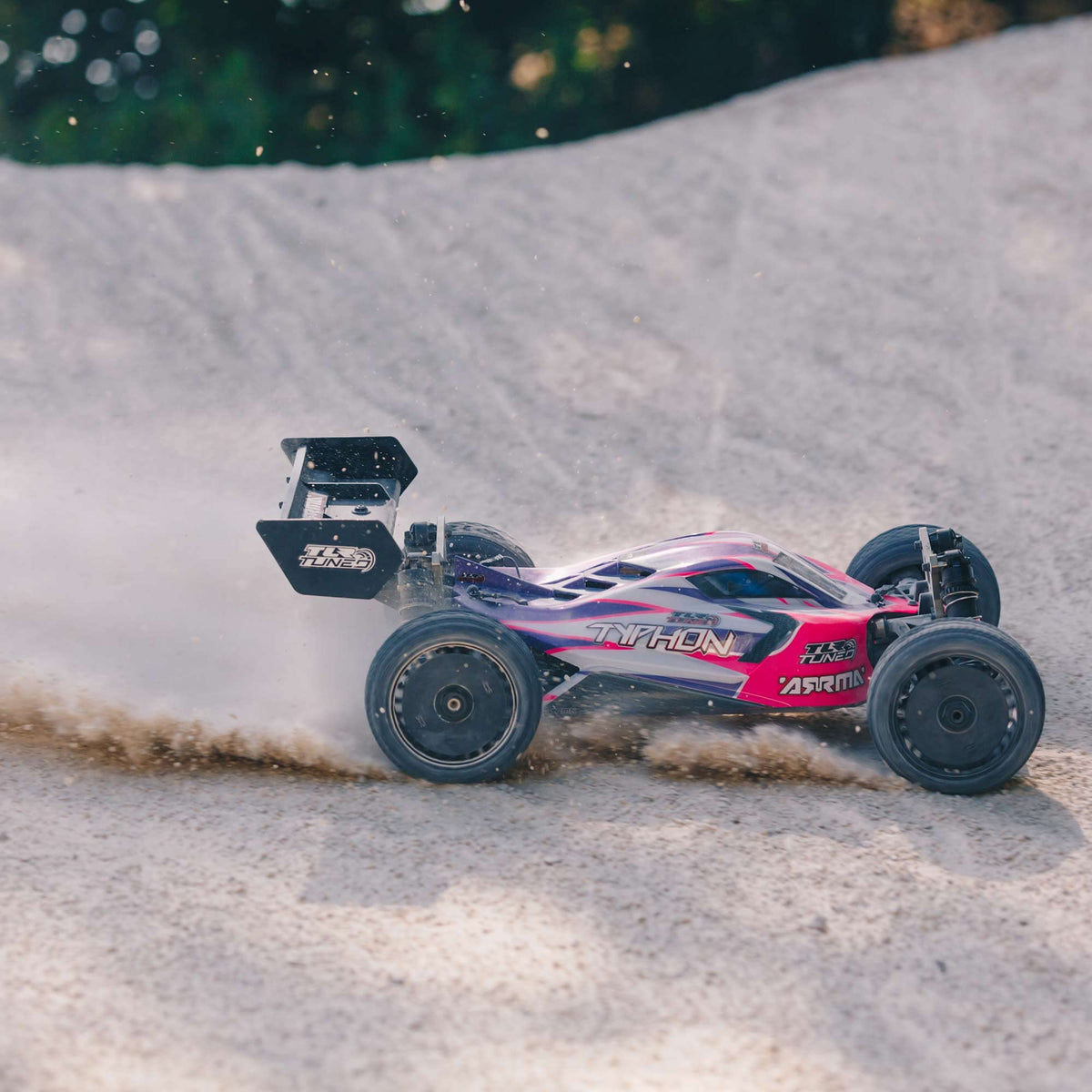 Arrma 8306 TLR Tuned Typhon 1/8 4WD Roller (Pink/Purple)