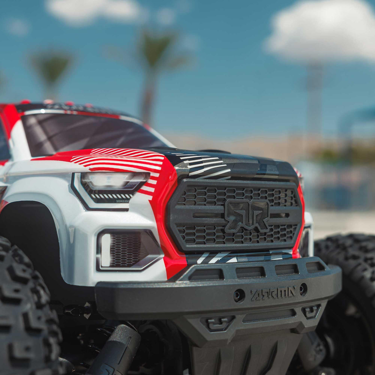 ARRMA RC Truck 1/10 Granite 4X4 223S BLX BRUSHLESS Monster Truck RTR with DSC, RED, ARA4302V4T2