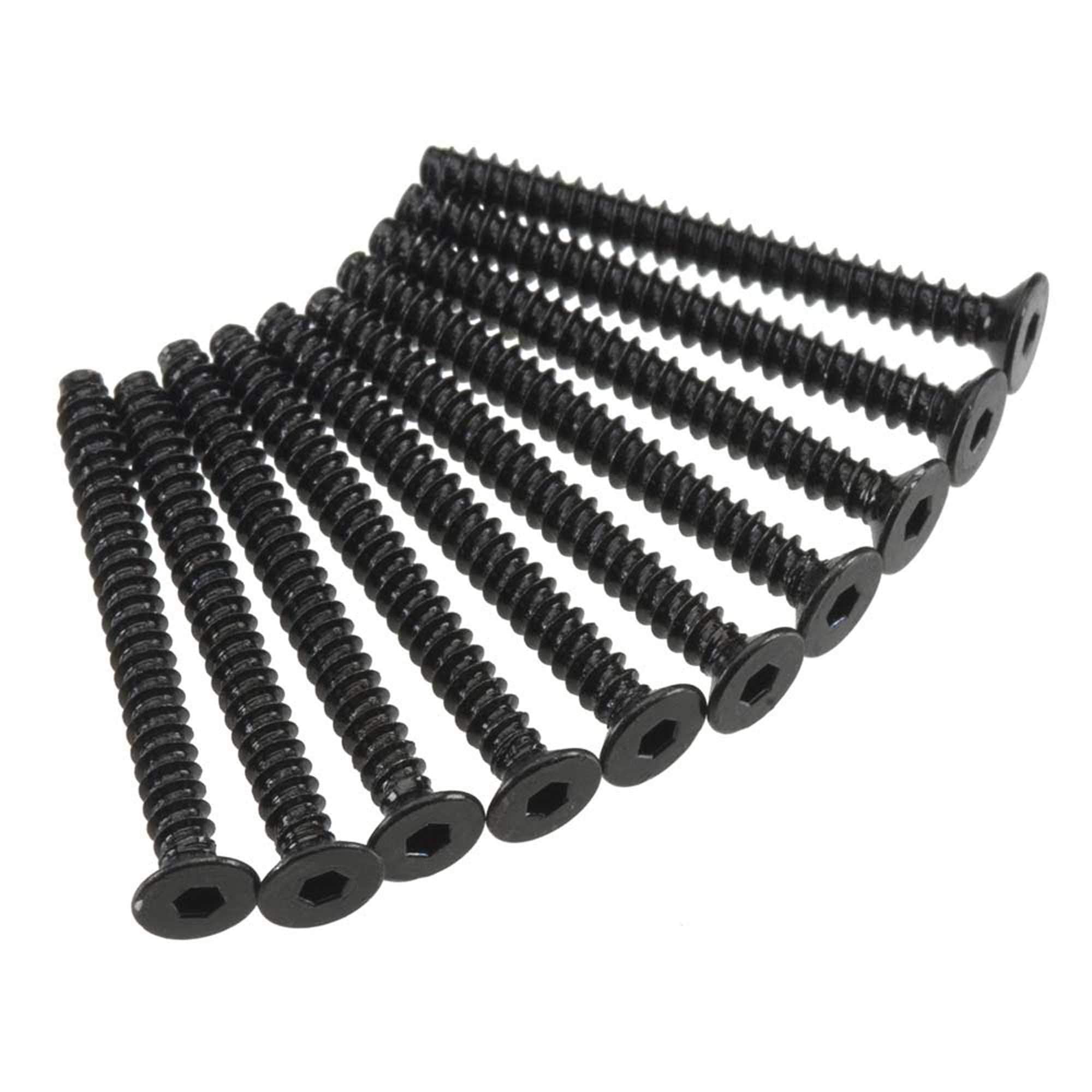 Axial AXA471 Hex Socket Tap Flat Head M3x30mm Black (10)