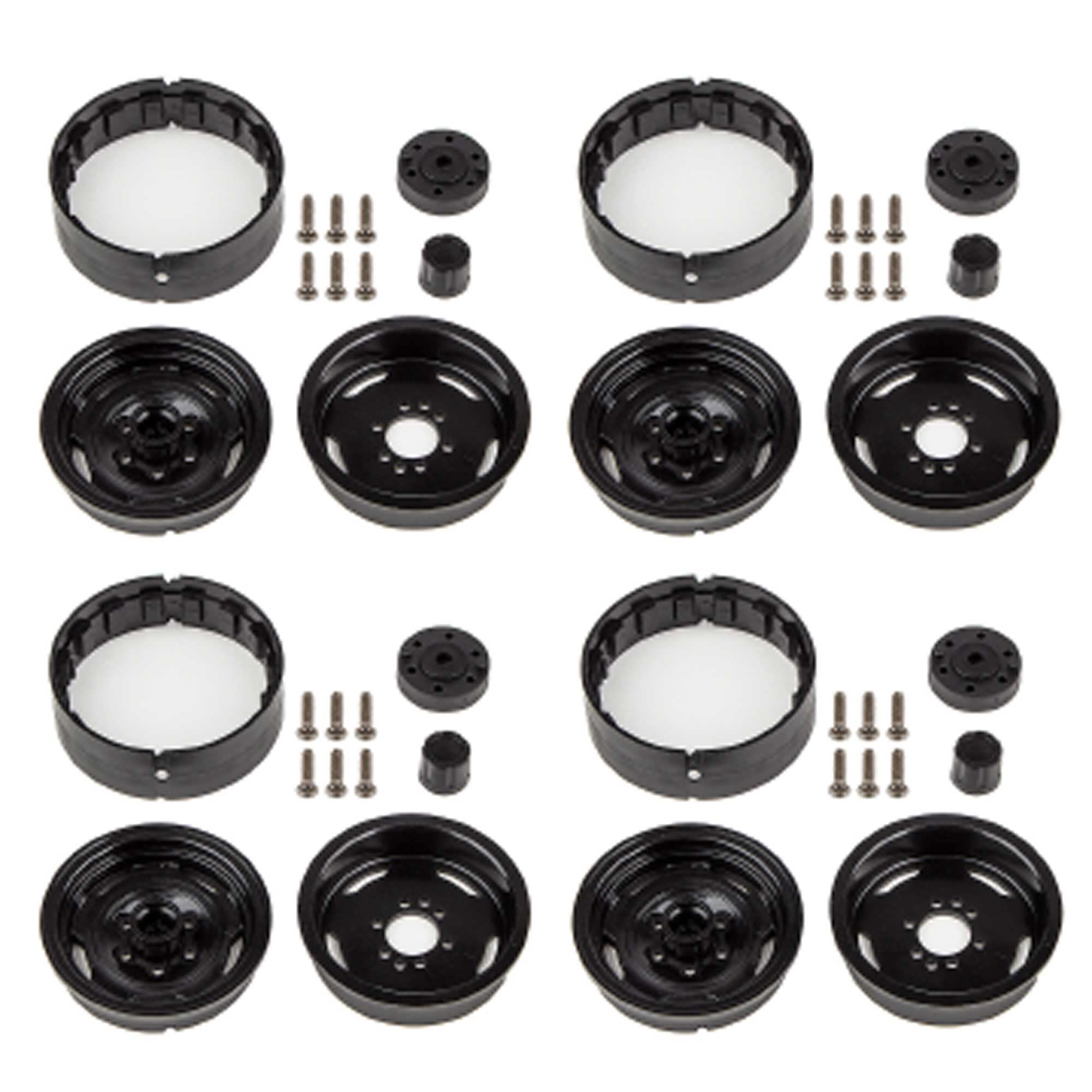 Team Associated 42328 Enduro Steelie Wheels, 1.9", bl
