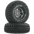 DuraTrax DTXC4023 Scaler CR C3 Mntd 1.9" Crawler Blk/Chrome (2)