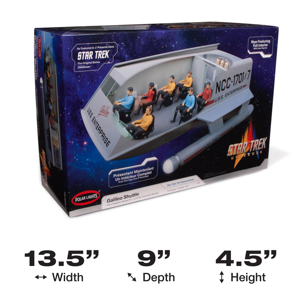 Polar Lights 995M Galileo Shuttle w/Interior 2T