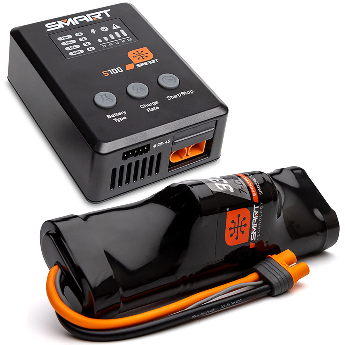 Spektrum SPMXPSS100 Smart PS: 1x 7C NiMH & S100 Chg