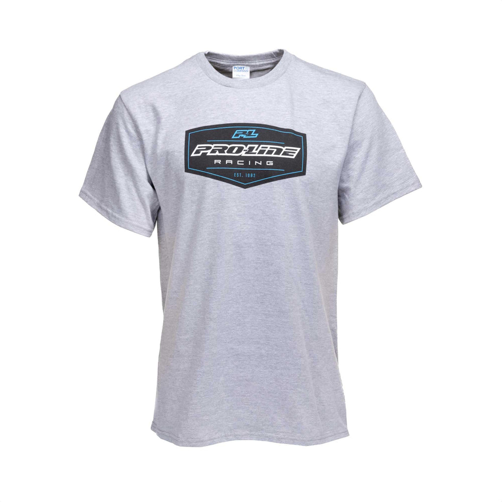 Pro-line Racing 986005 Pro-Line Crest Grey T-Shirt - XXL