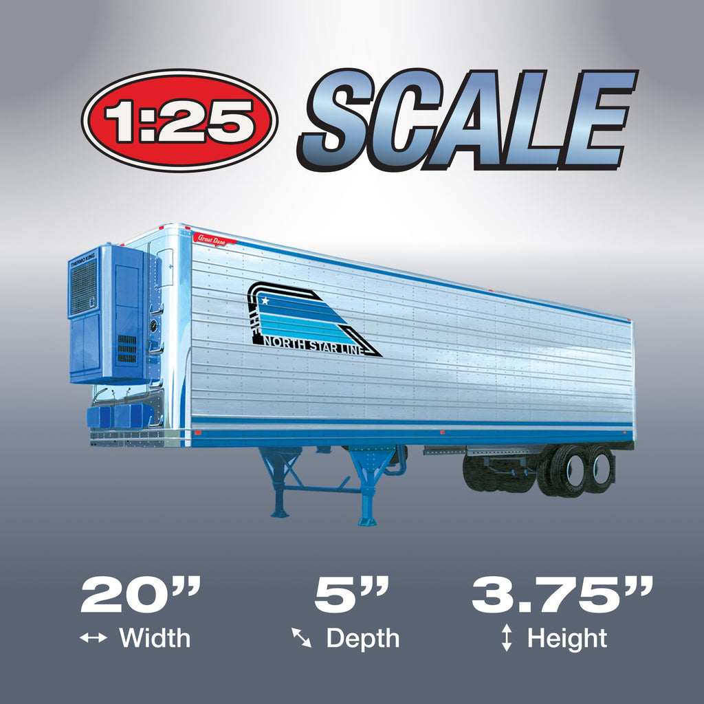 AMT 1249 1/25 Great Dane 40' Reefer Trailer Coors Model Kit Skill 3
