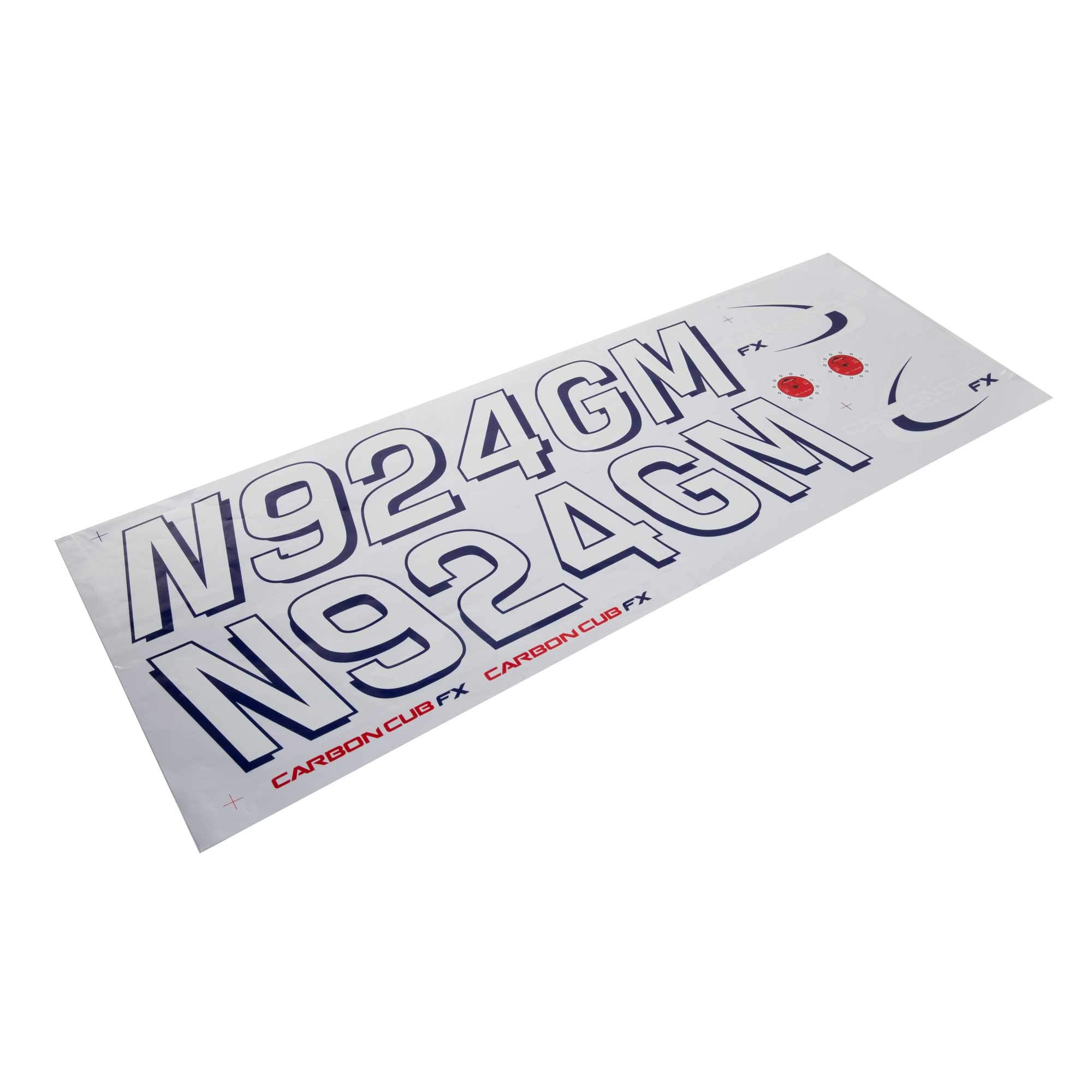 Hangar 9 528021 Decal Sheet: Carbon Cub FX-3 100-200cc