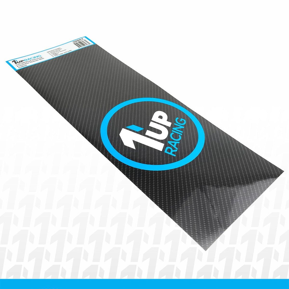 1UP Racing 30001 Carbon Fiber Look Universal 1/10 Off-Road Chassis Skin