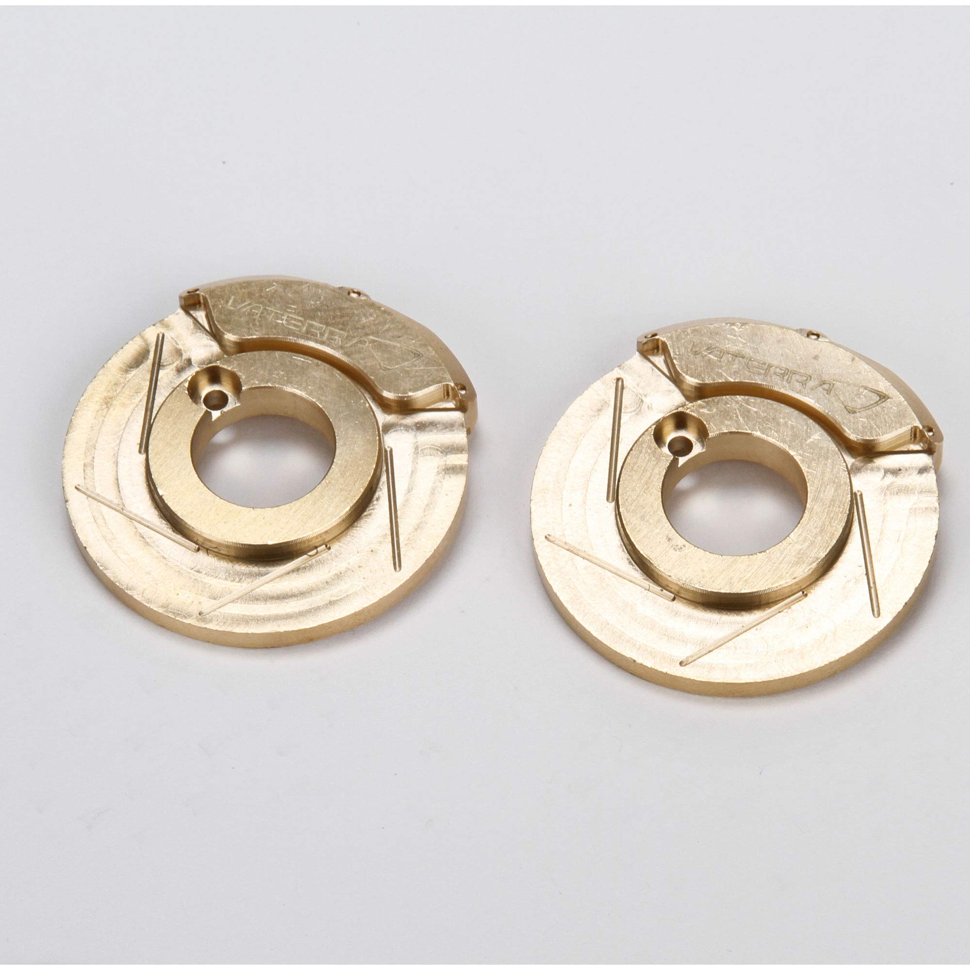 Vaterra VTR334021 Brass Brake Caliper/Rotor 27gr Wheel Weights(2): 1/10 Ascender