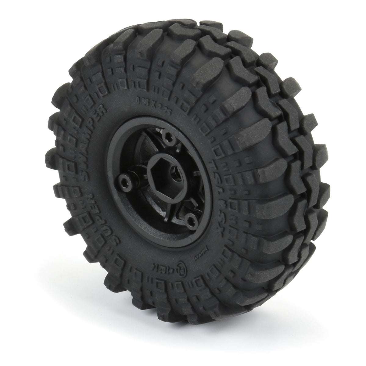 Pro-Line 1021410 1/24 1/24 Interco Super Swamper F/R 1.0" Tires MTD 7mm Black Holcomb (4)