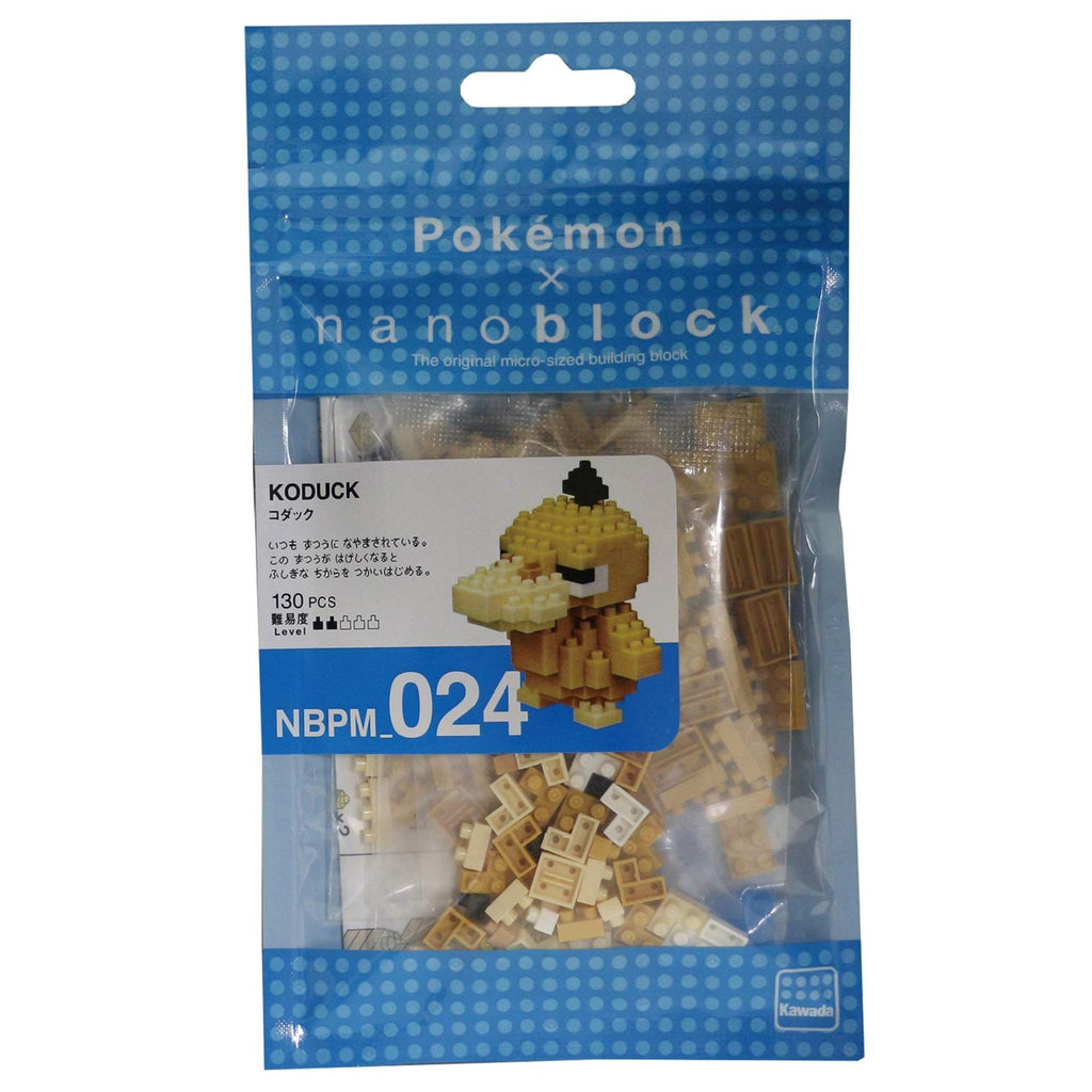 Nanoblock 20609 Psyduck "Pok�mon", Nanoblock Pok�mon Series (Box/12)