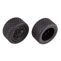 Team Associated 71195 SR10 Rear Wheels with Street Stock Tires, Mounted