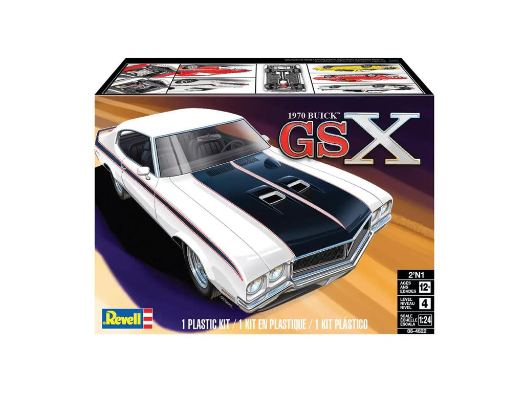 Revell 85-4522 1/24 1970 Buick GSX 2'N1 Plastic Model Kit New