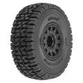 Pro-Line PRO1024811 Mirage TT 2.2"/3.0" BELTED SC Tires Mounted on Raid Black 6x30 Removable Hex (12mm & 14mm) Wheels (2)