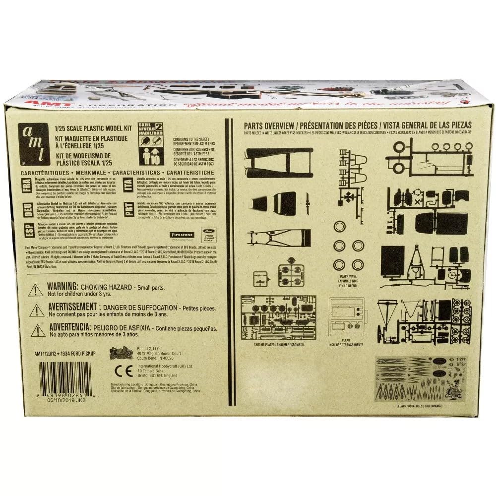 AMT 1120 1/25 1934 Ford Pickup Model Kit