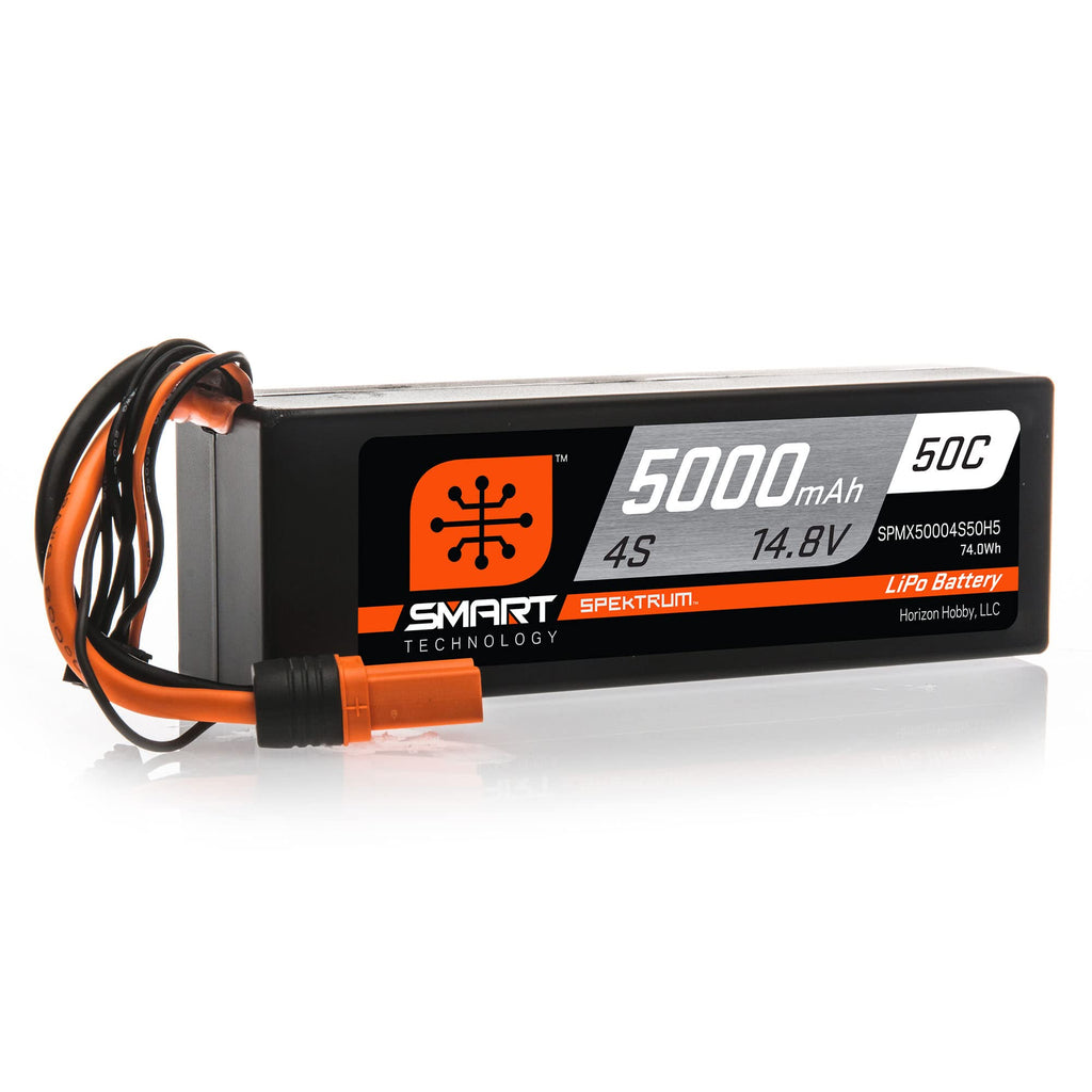 Spektrum X-1035 Smart Powerstage Surface Bundle: 5000mAh 4S 50C LiPo Battery (IC5) / 100W S100 Charger